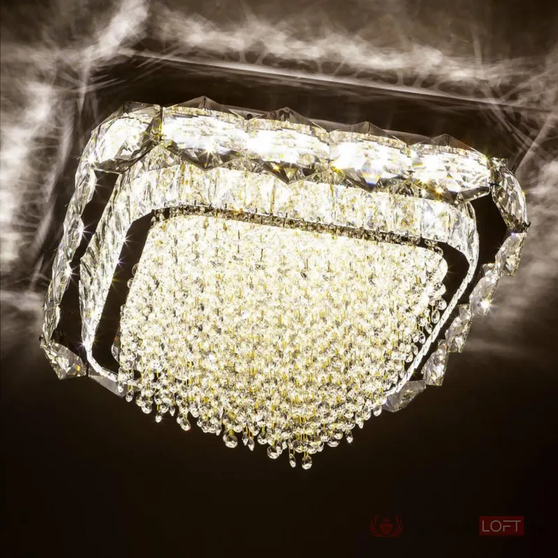 Потолочная люстра LED4U L9428-500-500 с функцией УД от ImperiumLoft