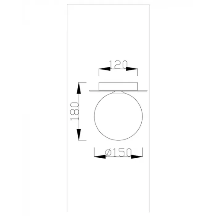 Настенно-потолочный светильник Moderli V2057-W Covey 1*G9*5W от ImperiumLoft