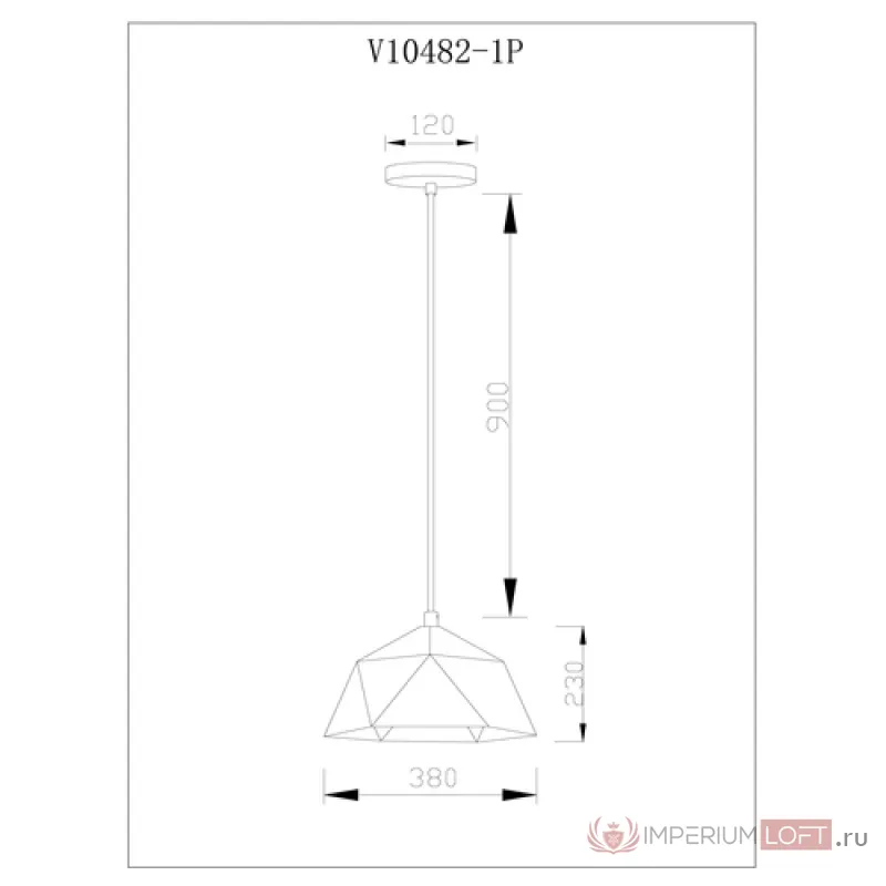 Светильник подвесной Moderli V10482-1P Genoa от ImperiumLoft
