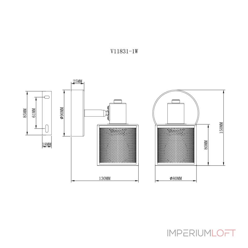 Спот Moderli V11831-1W Suspent Спот Moderli V11831-1W Suspent