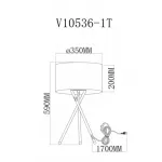 Лампа настольная Moderli V10536-1TPalma от ImperiumLoft