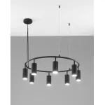 Люстра подвесная Stool Group Cora V11895-8P