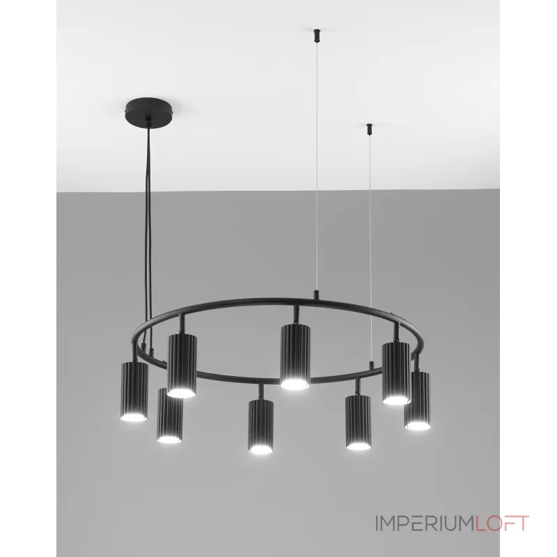 Люстра подвесная Stool Group Cora V11895-8P