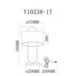 Лампа настольная Moderli V10538-1T Palma от ImperiumLoft