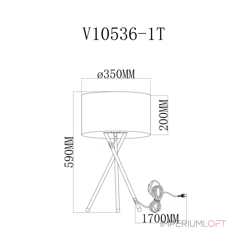 Лампа настольная Moderli Palma V11598-1T от ImperiumLoft Лампа настольная Moderli Palma V11598-1T от ImperiumLoft