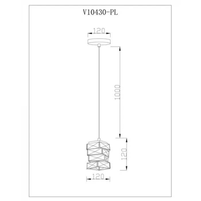 Светильник подвесной светодиодный Moderli V10430-PL Lazio от ImperiumLoft