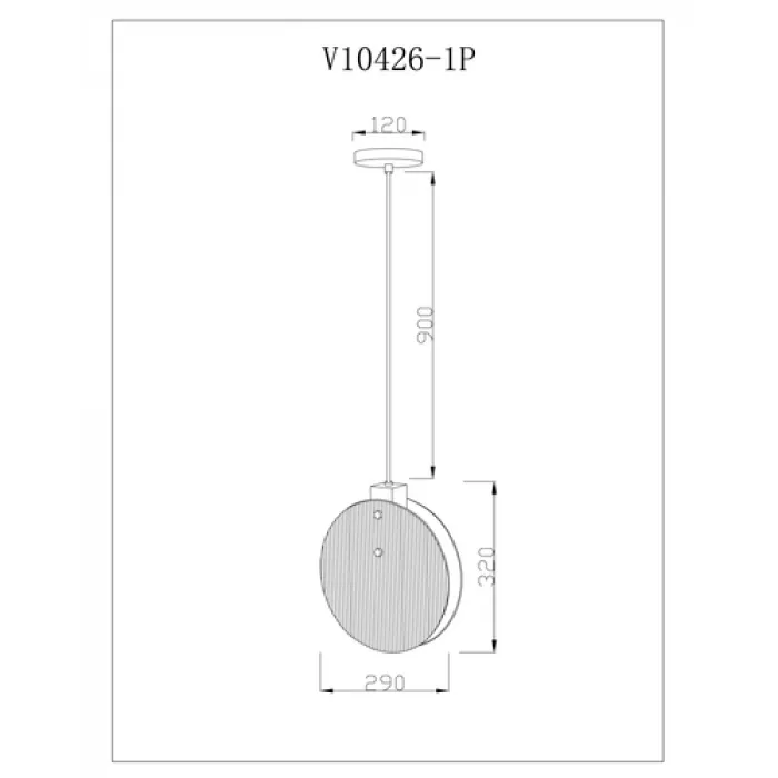 Светильник подвесной Moderli V10426-1P Bari от ImperiumLoft