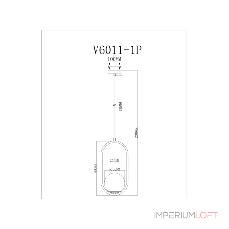 Подвесной светильник Moderli Klaster V11586-1P