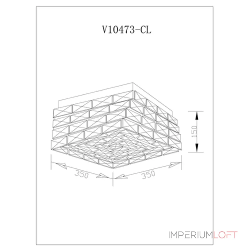 Потолочная люстра Moderli V10473-CL Venice Потолочная люстра Moderli V10473-CL Venice