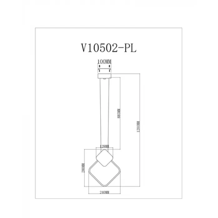 Светодиодный подвесной светильник Moderli V10502-PL Store от ImperiumLoft