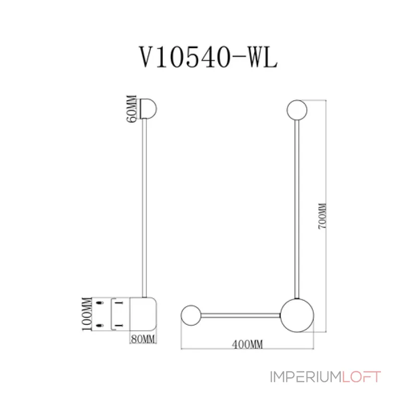Светильник настенный светодиодный Moderli V10540-WL Provo от ImperiumLoft Светильник настенный светодиодный Moderli V10540-WL Provo от ImperiumLoft