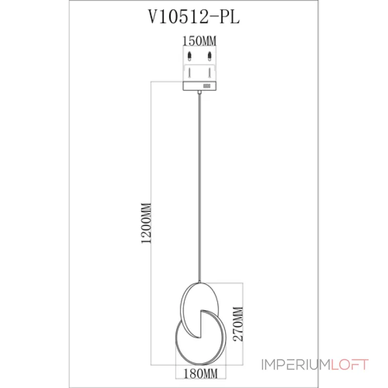 Светильник подвесной светодиодный Moderli V10512-PL Mesa от ImperiumLoft Светильник подвесной светодиодный Moderli V10512-PL Mesa от ImperiumLoft
