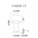 Лампа настольная Moderli Palma V11599-1T от ImperiumLoft