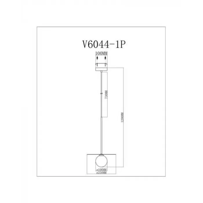 Подвесной светильник Moderli V6044-1P Scrumbel от ImperiumLoft