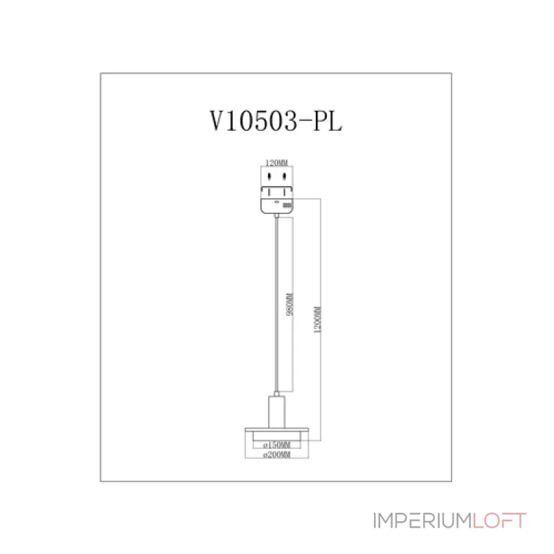 Подвесной светильник Moderli V10503-PL Solumn