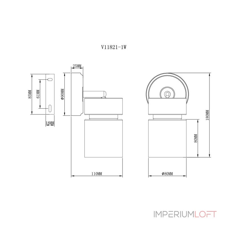 Спот Moderli V11821-1W Almero Спот Moderli V11821-1W Almero
