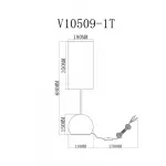 Лампа настольная Moderli V10509-1T Flint от ImperiumLoft