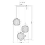 Подвесной светильник Moderli Ivory V11032-3P