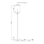 Торшер Moderli V11859-1F Inari от ImperiumLoft