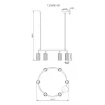 Люстра подвесная Moderli Cora V11601-6P от ImperiumLoft