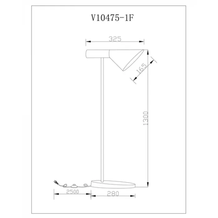 Торшер Moderli V10475-1F Turin от ImperiumLoft