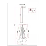 Подвесной светильник Moderli Renny V11723-5P