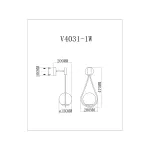 Настенный светильник Moderli Barocco V11574-1W