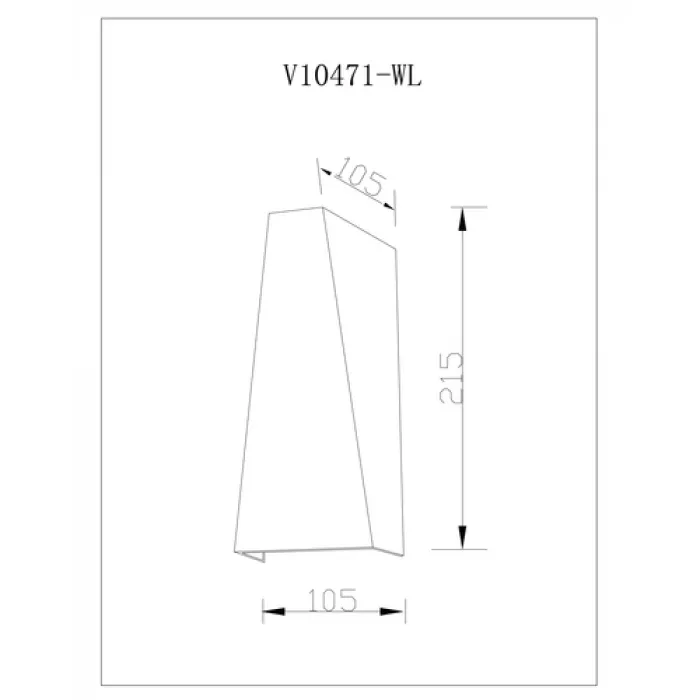 Бра светодиодный Moderli V10471-WL Livorno от ImperiumLoft