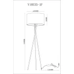 Торшер Moderli Palma V11597-1F