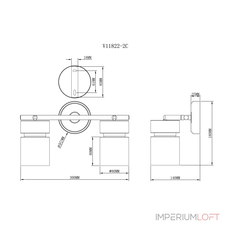 Спот Moderli V11822-2C Almero Спот Moderli V11822-2C Almero