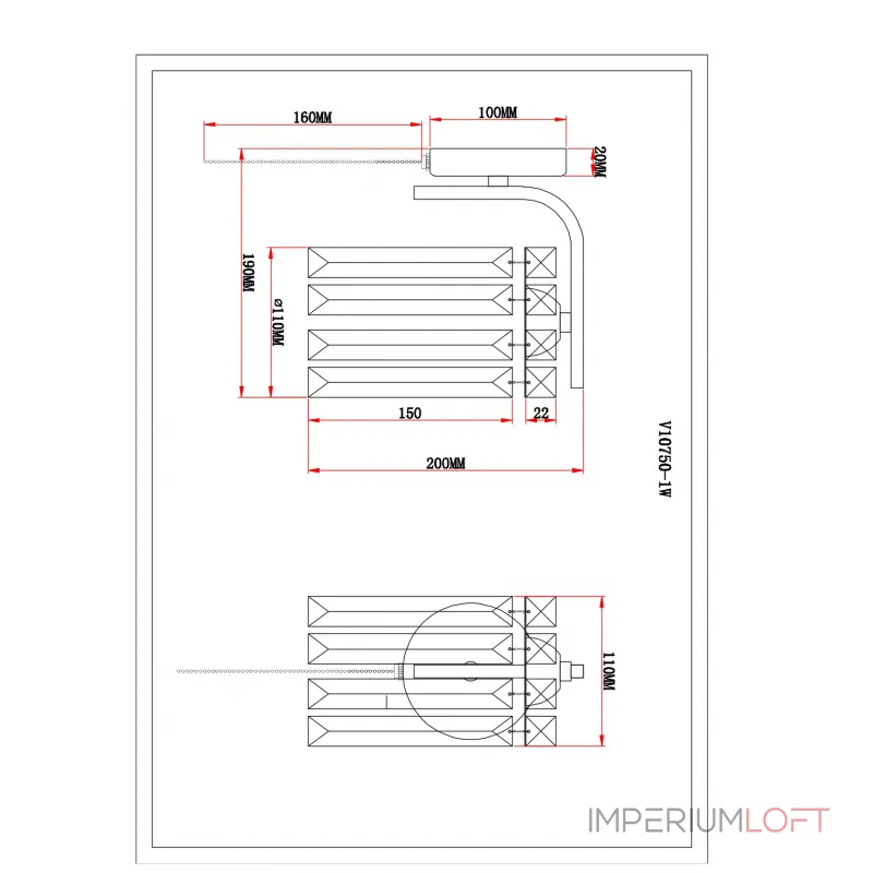 Бра Moderli Everly V10750-1W от ImperiumLoft Бра Moderli Everly V10750-1W от ImperiumLoft