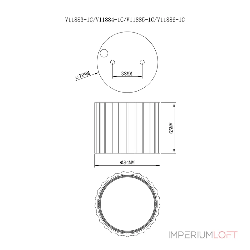 Спот Stool Group Cora V11885-1C