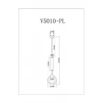 Светодиодный подвесной светильник Moderli V5010-PL Richard от ImperiumLoft