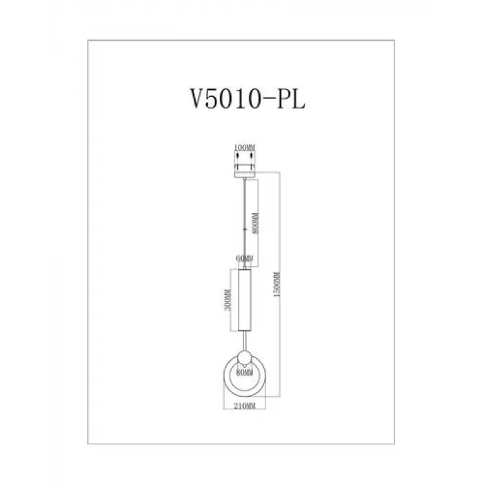 Светодиодный подвесной светильник Moderli V5010-PL Richard от ImperiumLoft