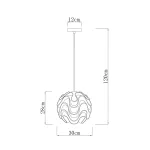Светильник подвесной Moderli V11011-P Flake
