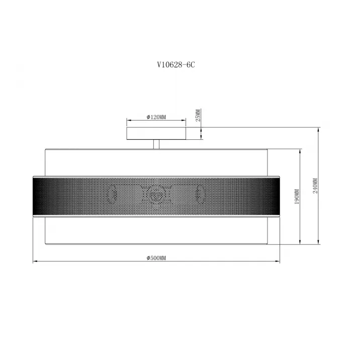 Светильник потолочный Moderli V10628-6C Gela от ImperiumLoft