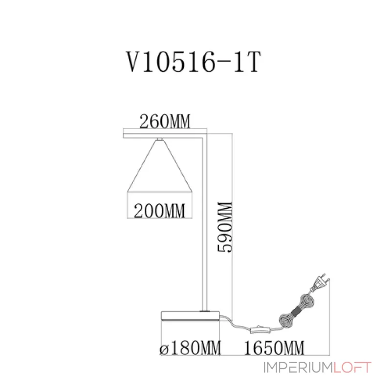 Настольная лампа Moderli V10516-1T Omaha от ImperiumLoft Настольная лампа Moderli V10516-1T Omaha от ImperiumLoft