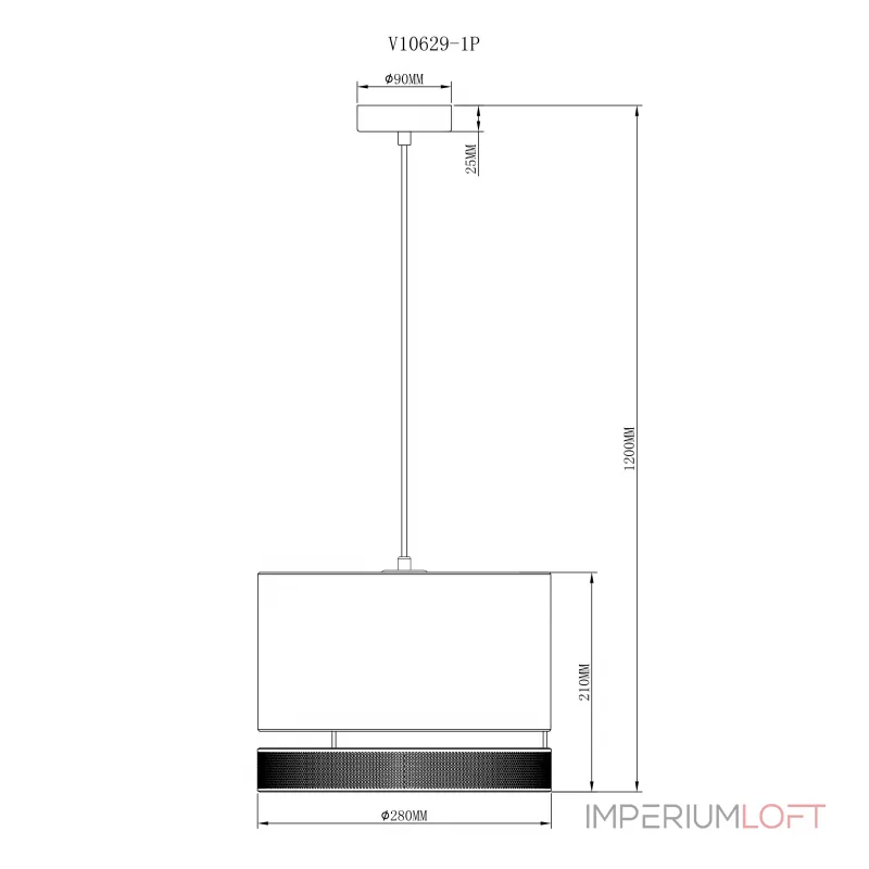 Подвесной светильник Moderli V10629-1P Gela