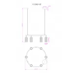 Люстра подвесная Moderli Cora V11604-6P от ImperiumLoft