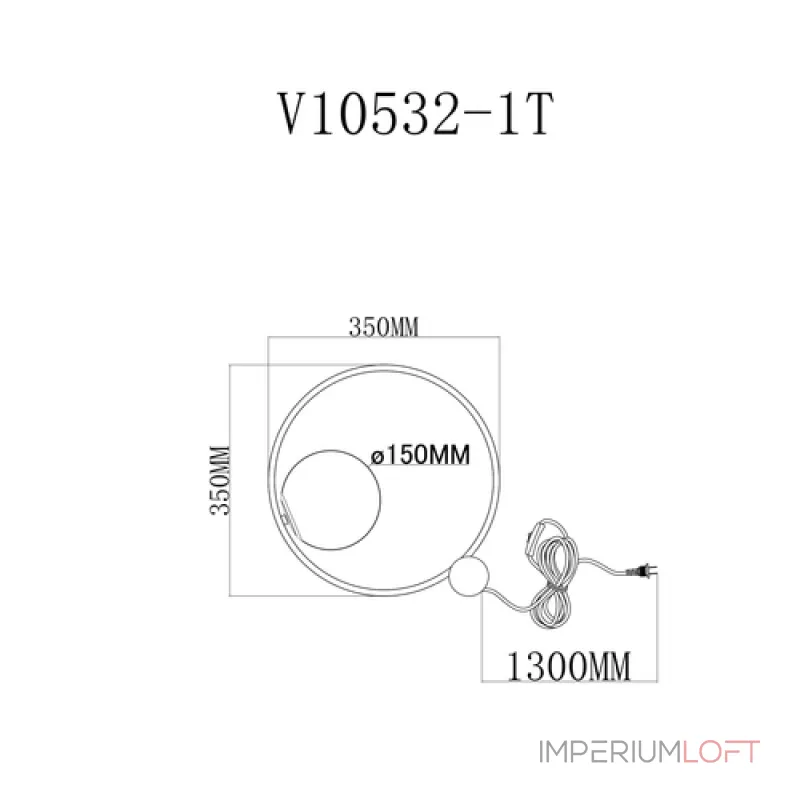 Лампа настольная Moderli V10532-1T Toledo от ImperiumLoft Лампа настольная Moderli V10532-1T Toledo от ImperiumLoft
