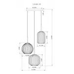 Подвесной светильник Moderli Ivory V11033-3P