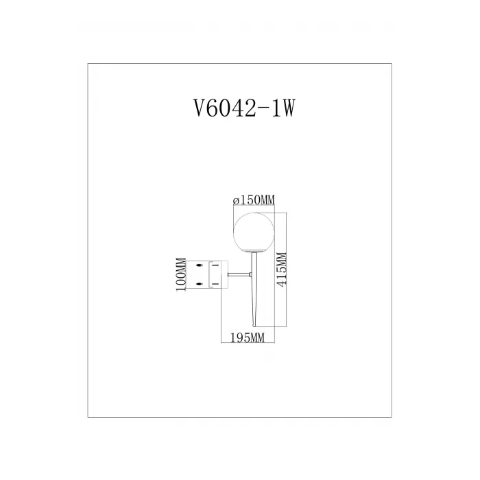 Светильник настенный Moderli Scrumbel V11561-1W от ImperiumLoft