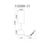 Лампа настольная Moderli Flint V11589-1T от ImperiumLoft