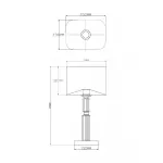Настольная лампа Moderli Katar V2621-1T от ImperiumLoft