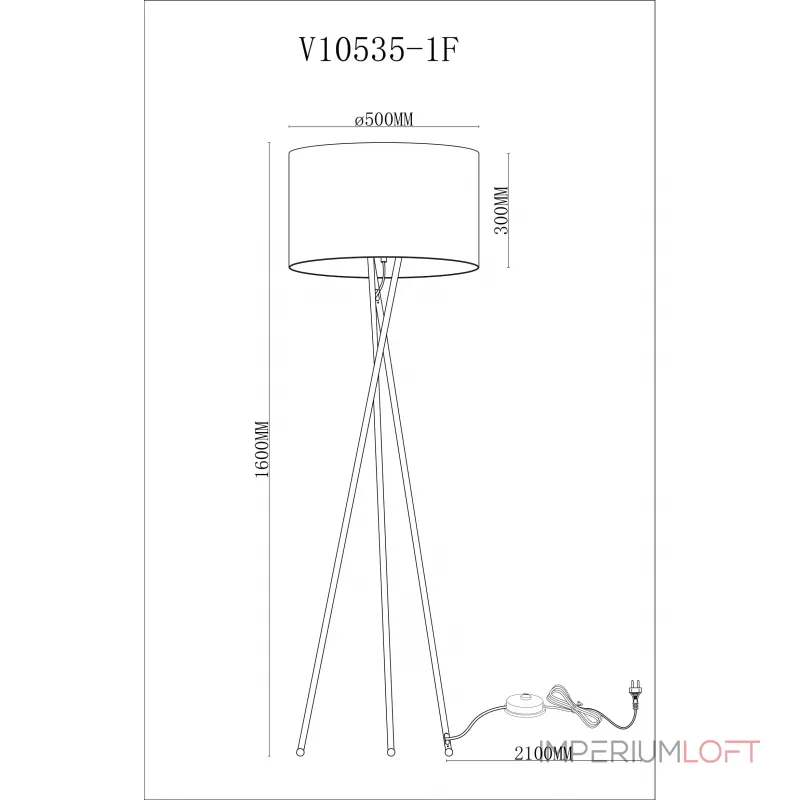Торшер Moderli Palma V11597-1F от ImperiumLoft Торшер Moderli Palma V11597-1F от ImperiumLoft