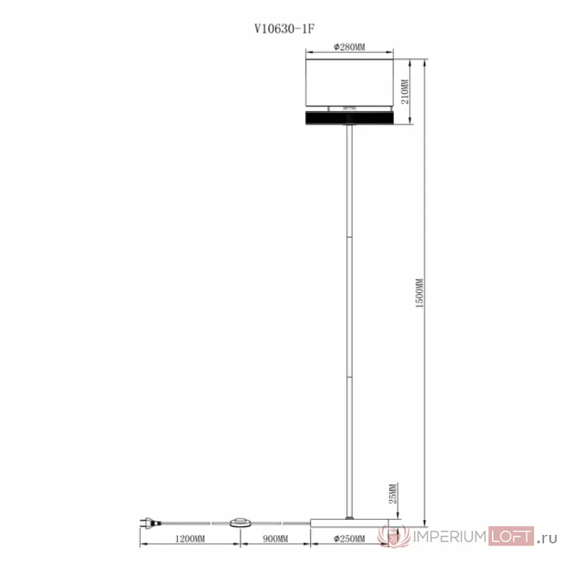 Торшер Moderli V10630-1F Gela от ImperiumLoft