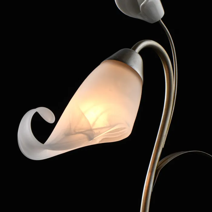 Настольная лампа декоративная MW-Light Восторг 19 242037301 Цвет плафонов белый Цвет арматуры латунь от ImperiumLoft