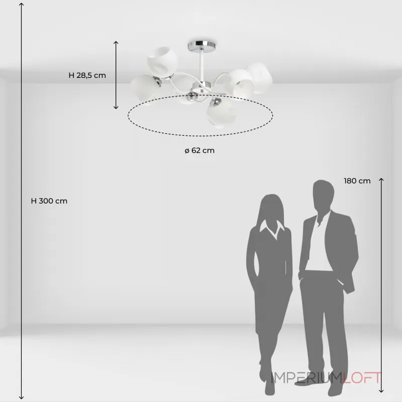 Потолочная люстра De City Вита 220013406 Потолочная люстра De City Вита 220013406