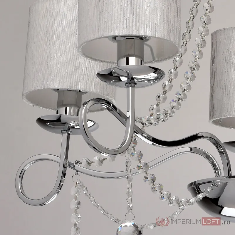 Подвесная люстра MW-Light Федерика 83 684010105 Цвет арматуры хром Цвет плафонов белый от ImperiumLoft