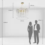 Люстра подвесная De City Лайма 467011608 от ImperiumLoft